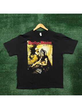 Marilyn Manson Golden Mask/Sepia Mask T-Shirt Size Extra Large
